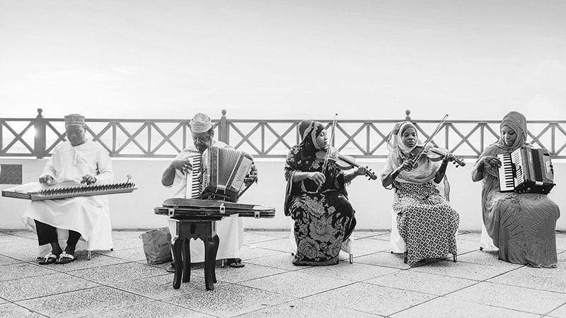 The locals playing Taarab music