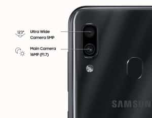 Samsung A30 Camera Features