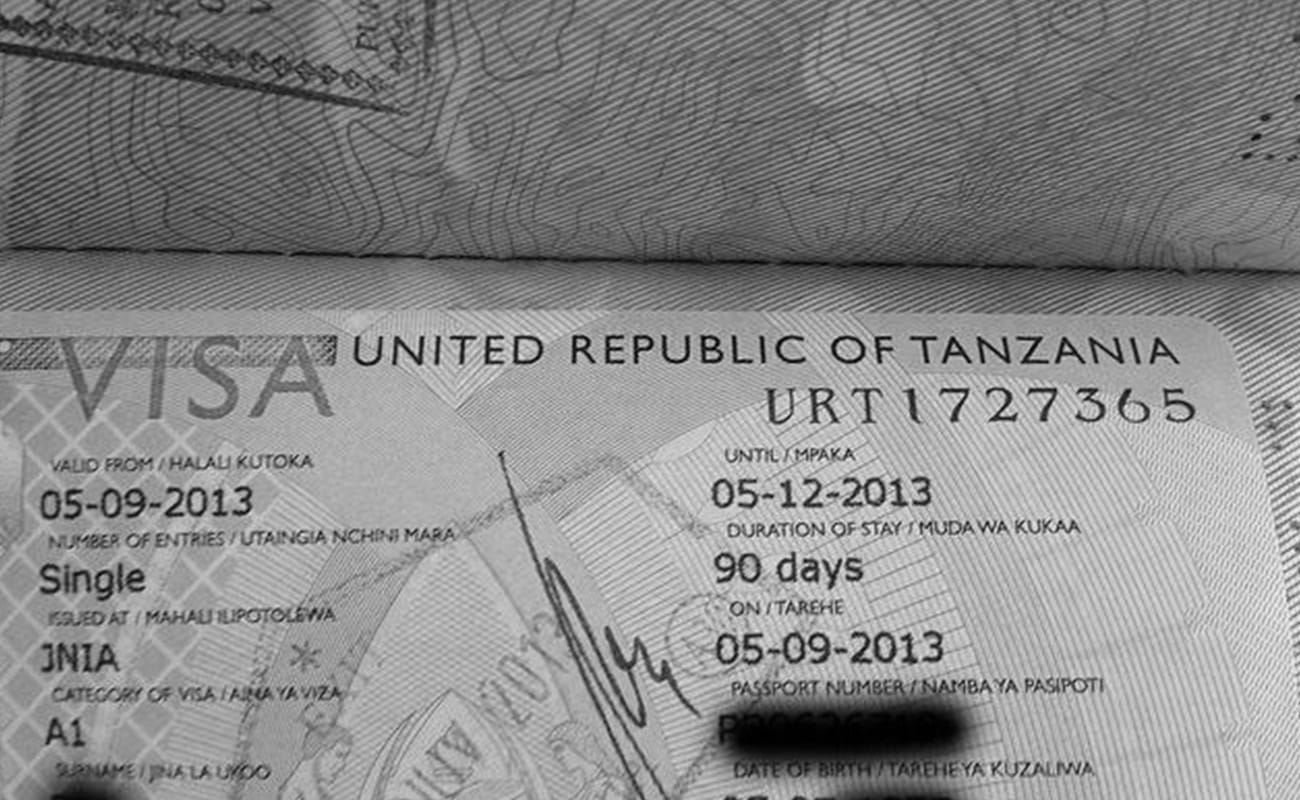 United Republic of Tanzania Visa