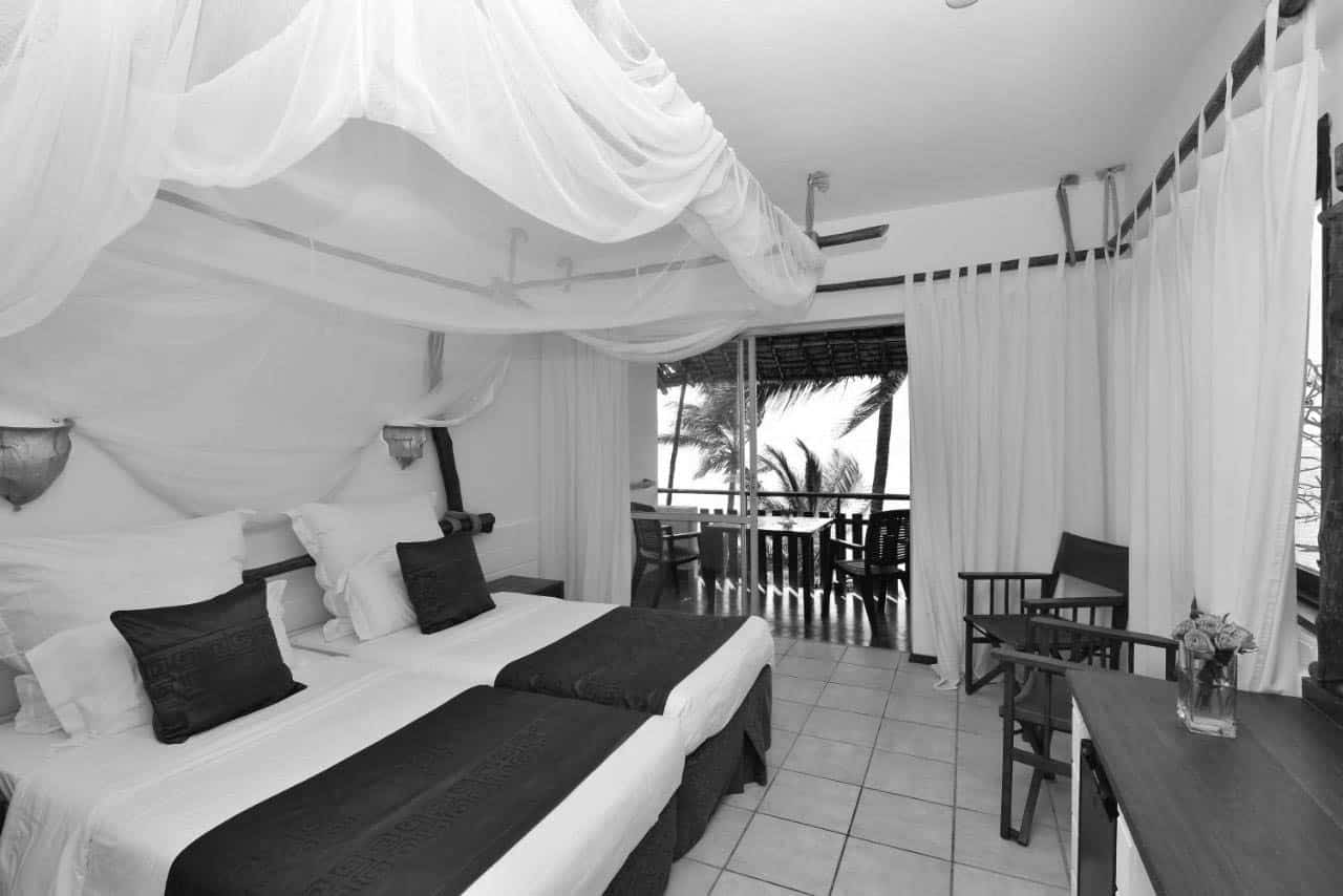 Double Bedded Room at Bahari Beach Hotel