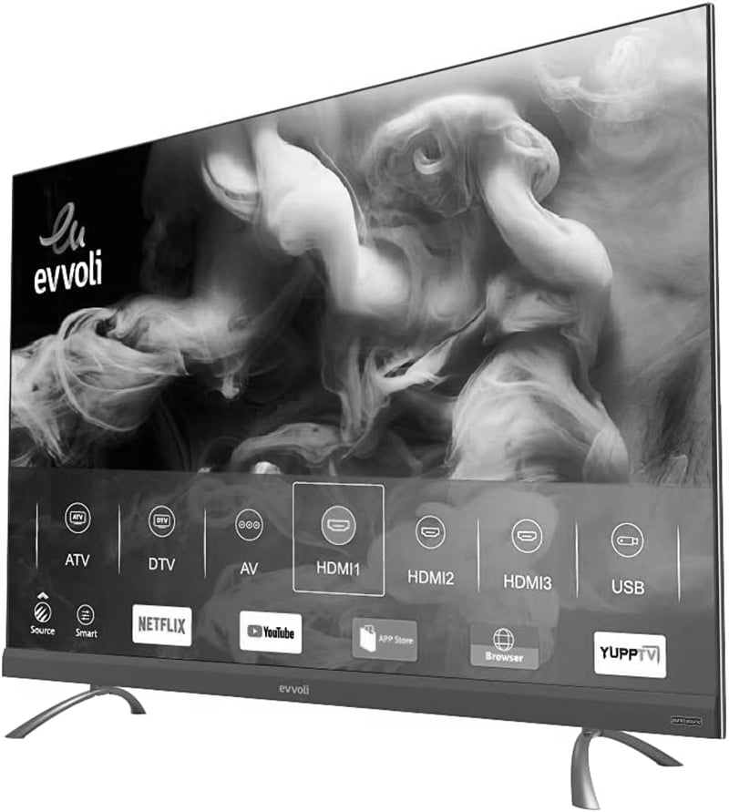 Evvoli 65-Inch Evvo Sound 4K QLED Android Smart TV