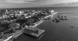 Zanzibar Stone town top view