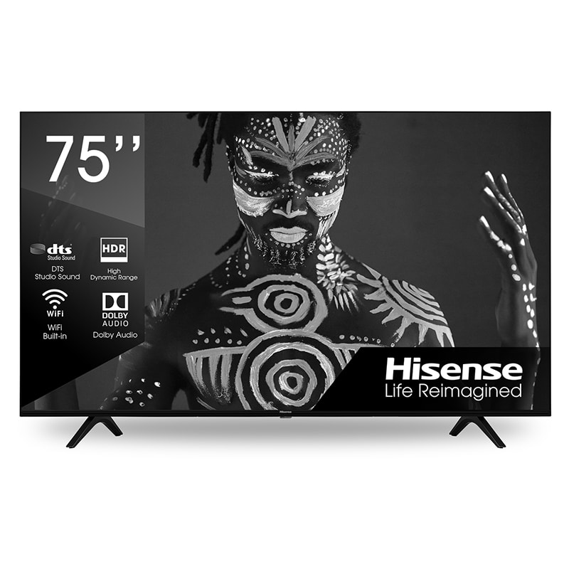 Hisense 75 Inch Smart TV - A6G UHD LED TV with HDR & Bluetooth