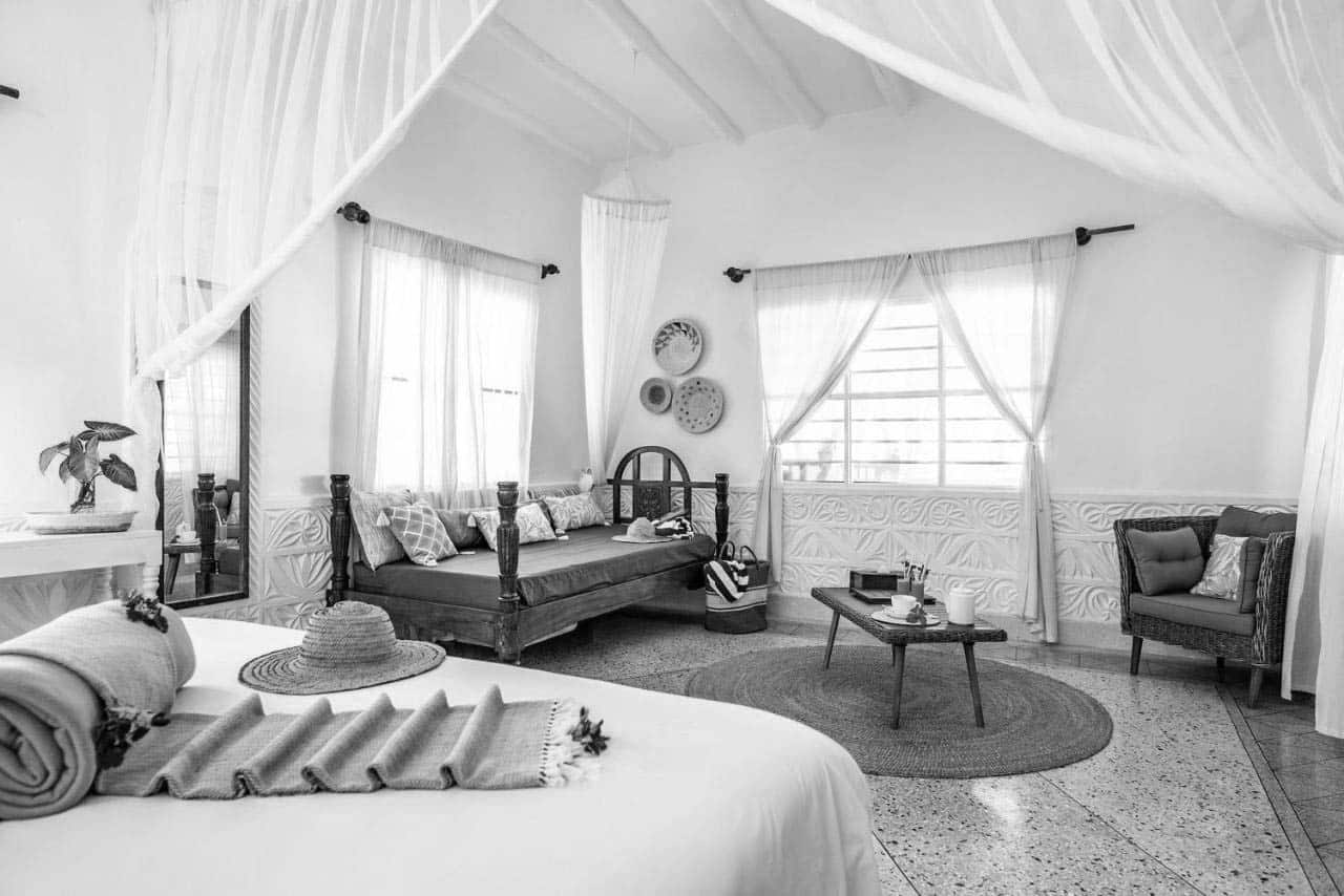 Luxurious Bedroom at Pongwe Beach Hotel