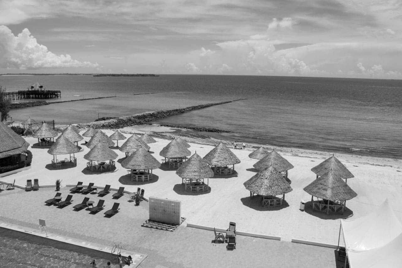 Mbezi Beach Hotel Lounge and Pool Area