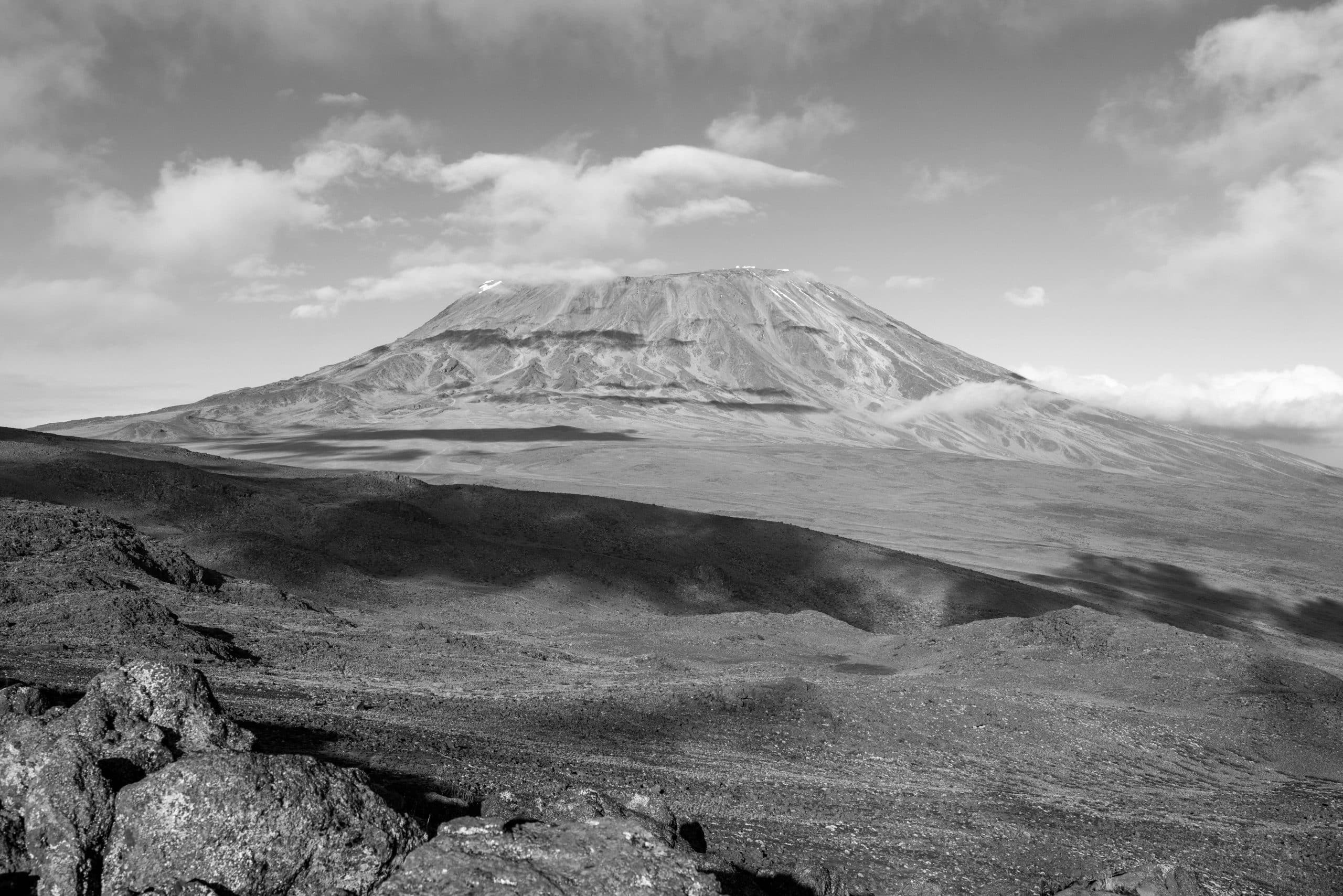 View of the Great Mount Kilimanjaro