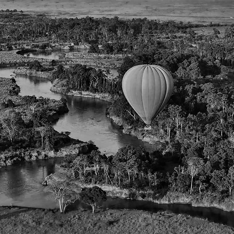 serengeti hot air balloon safari