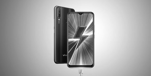 vivo y 12 image front and back