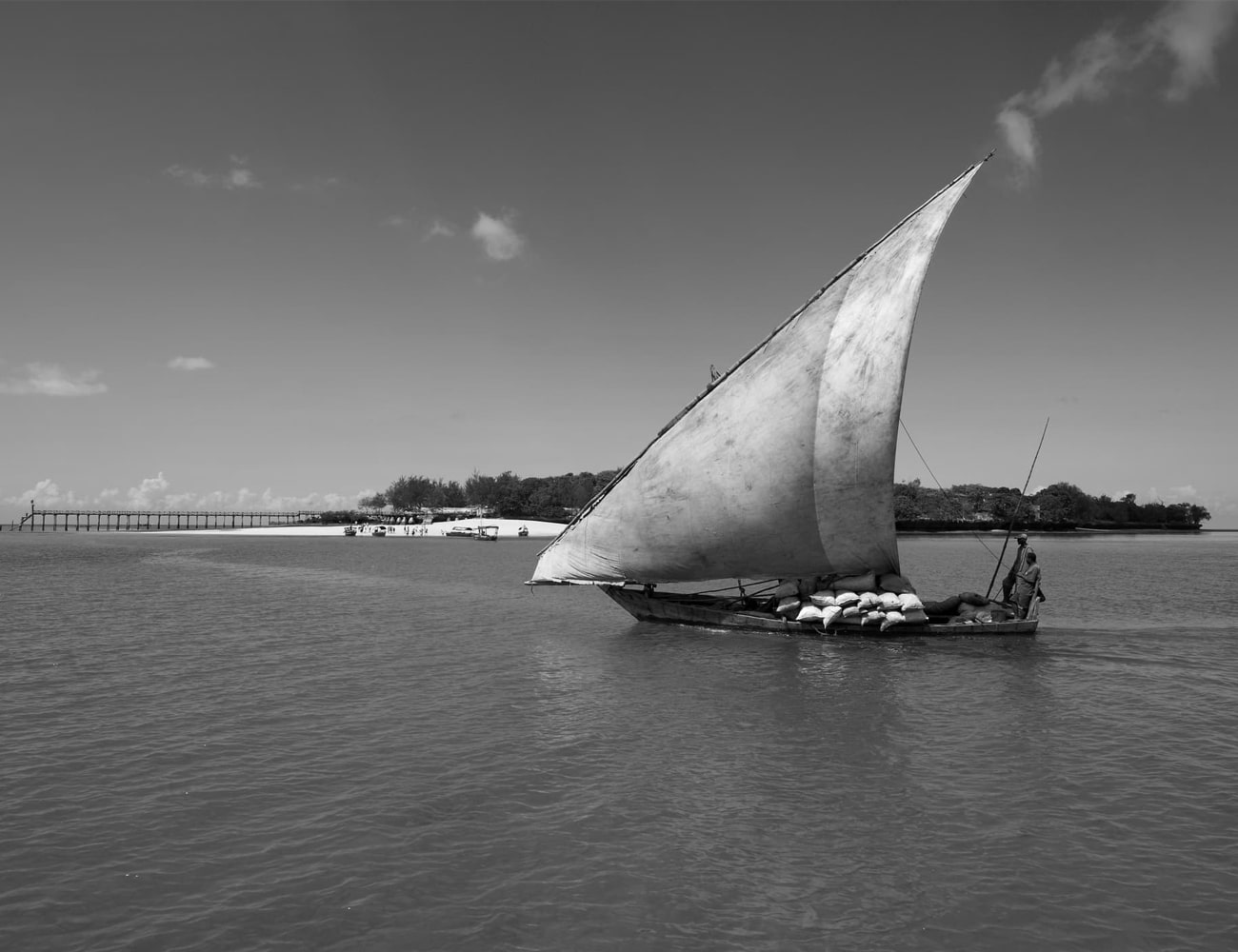 A Boat on Prison Island, Zanzibar