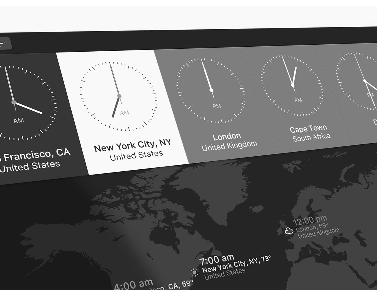 A World Clock Application