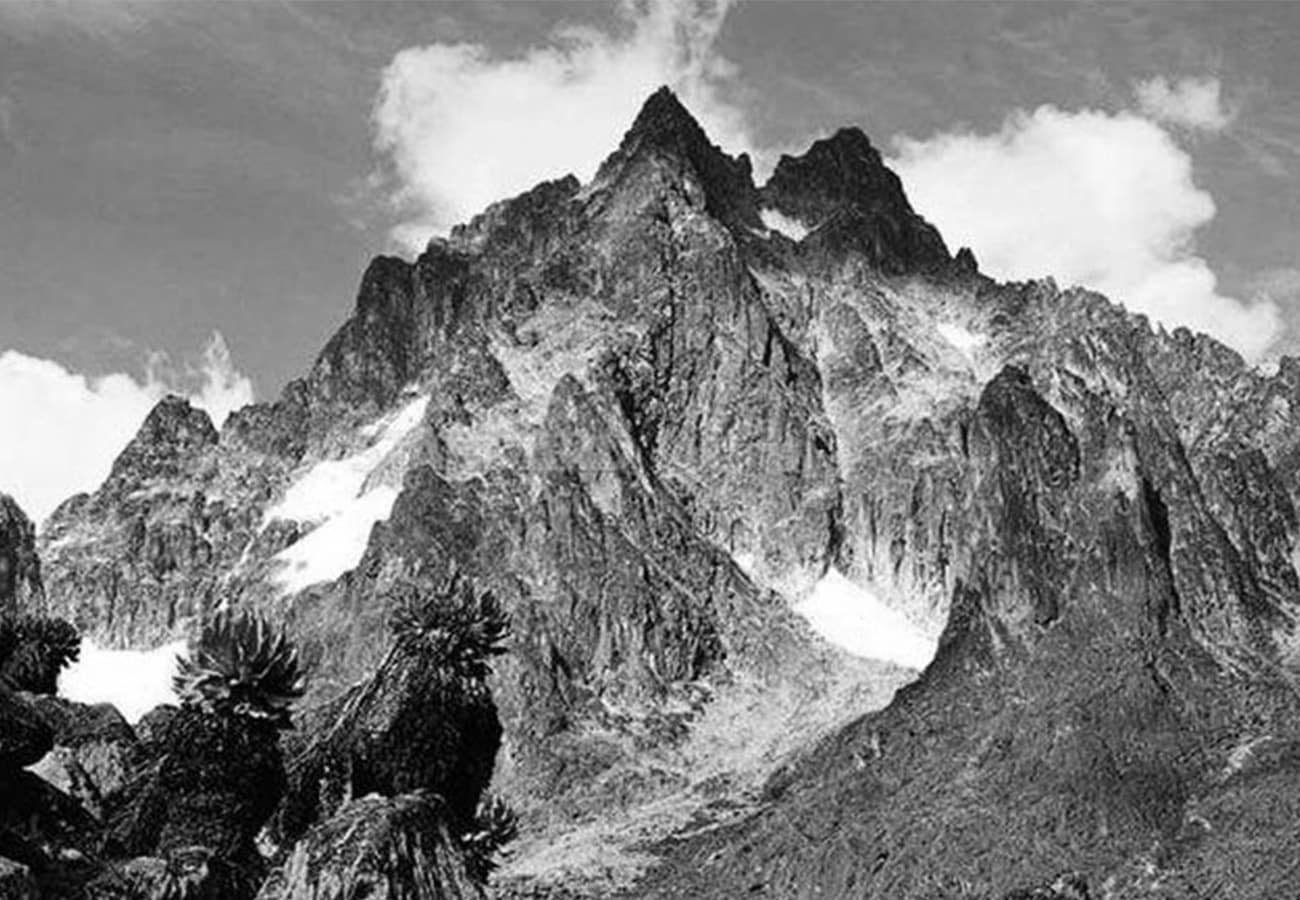 A view of Mount Kenya