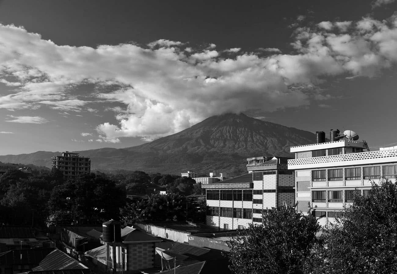 Arusha City with a View of Mount Meru