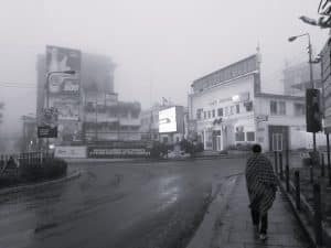 Arusha City Fog and Rainy Season
