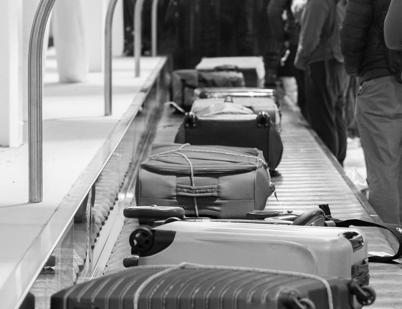 Baggage Check in at an Airport