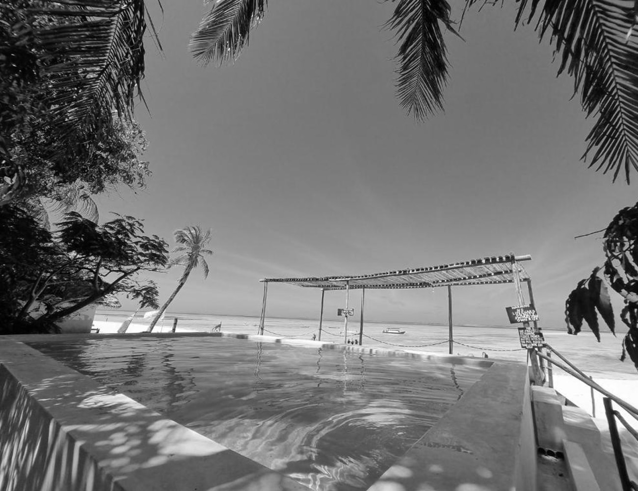 Beachfront Views at Red Monkey Beach Lodge, Zanzibar