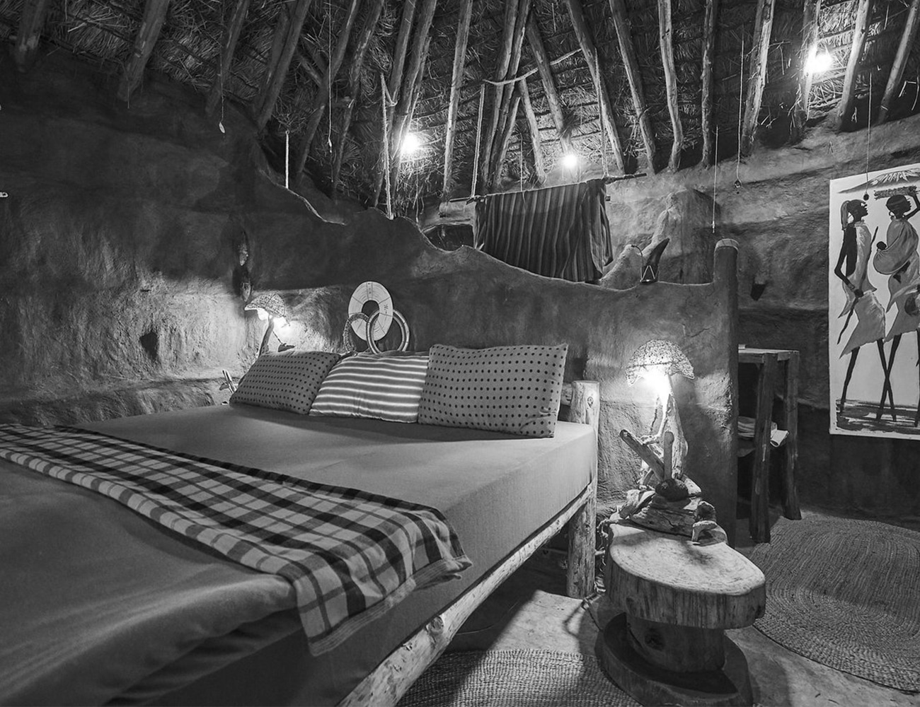 Bedrooms at Africa Amini Maasai Lodge