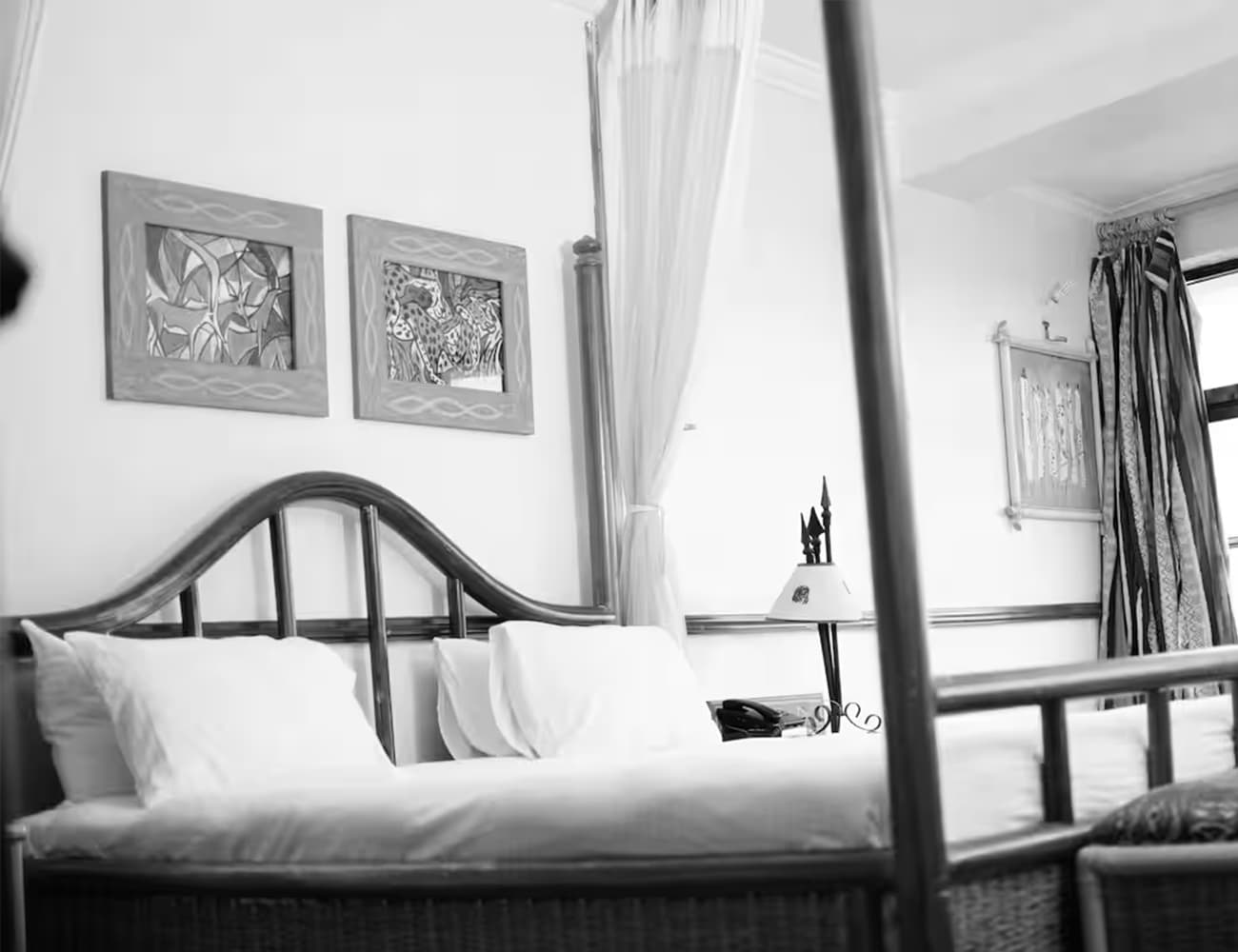 Bedrooms at Impala Hotel, Arusha