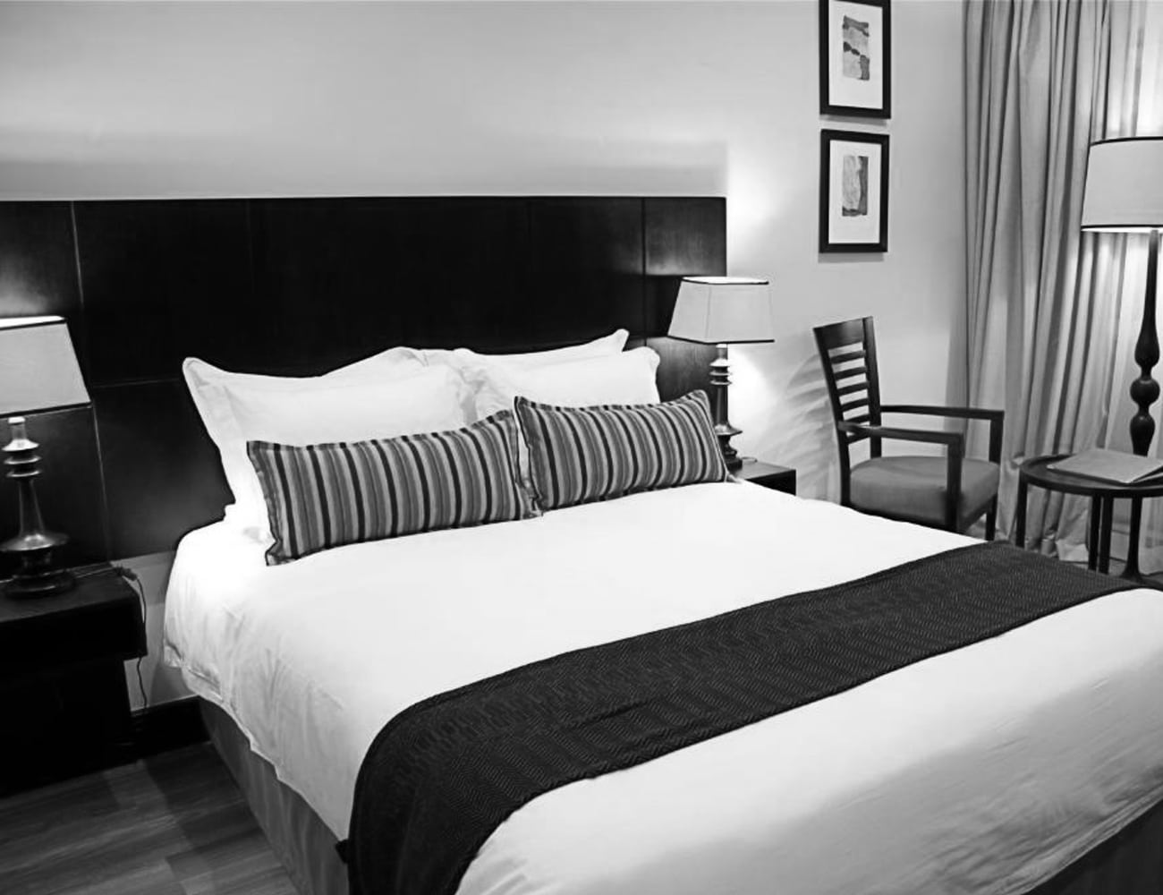 Bedrooms at Mount Meru Hotel