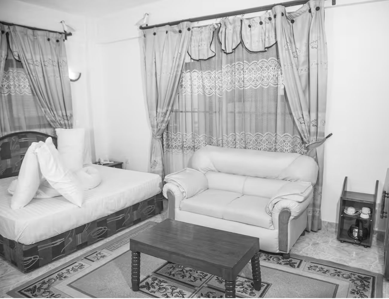 Bedrooms at Natron Palace Hotel
