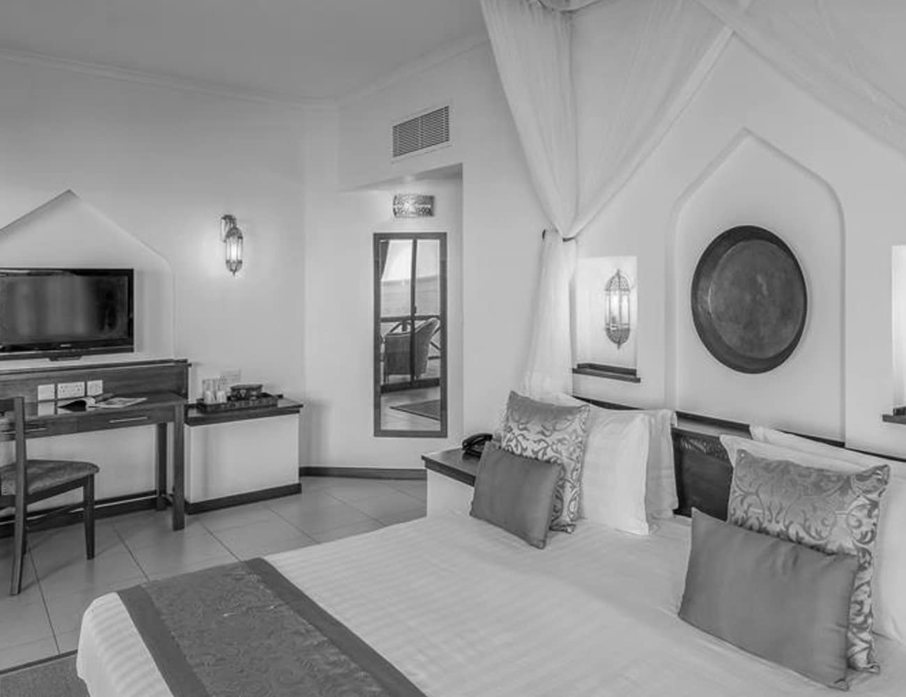 Bedrooms at Sea Cliff Resort, Zanzibar