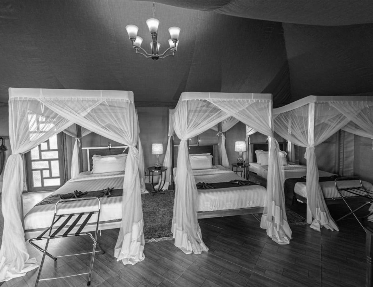 Bedrooms at Serengeti Safari Lodge