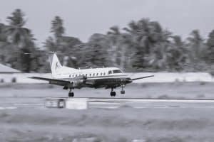 As Salaam Air landing at Pemba Airport