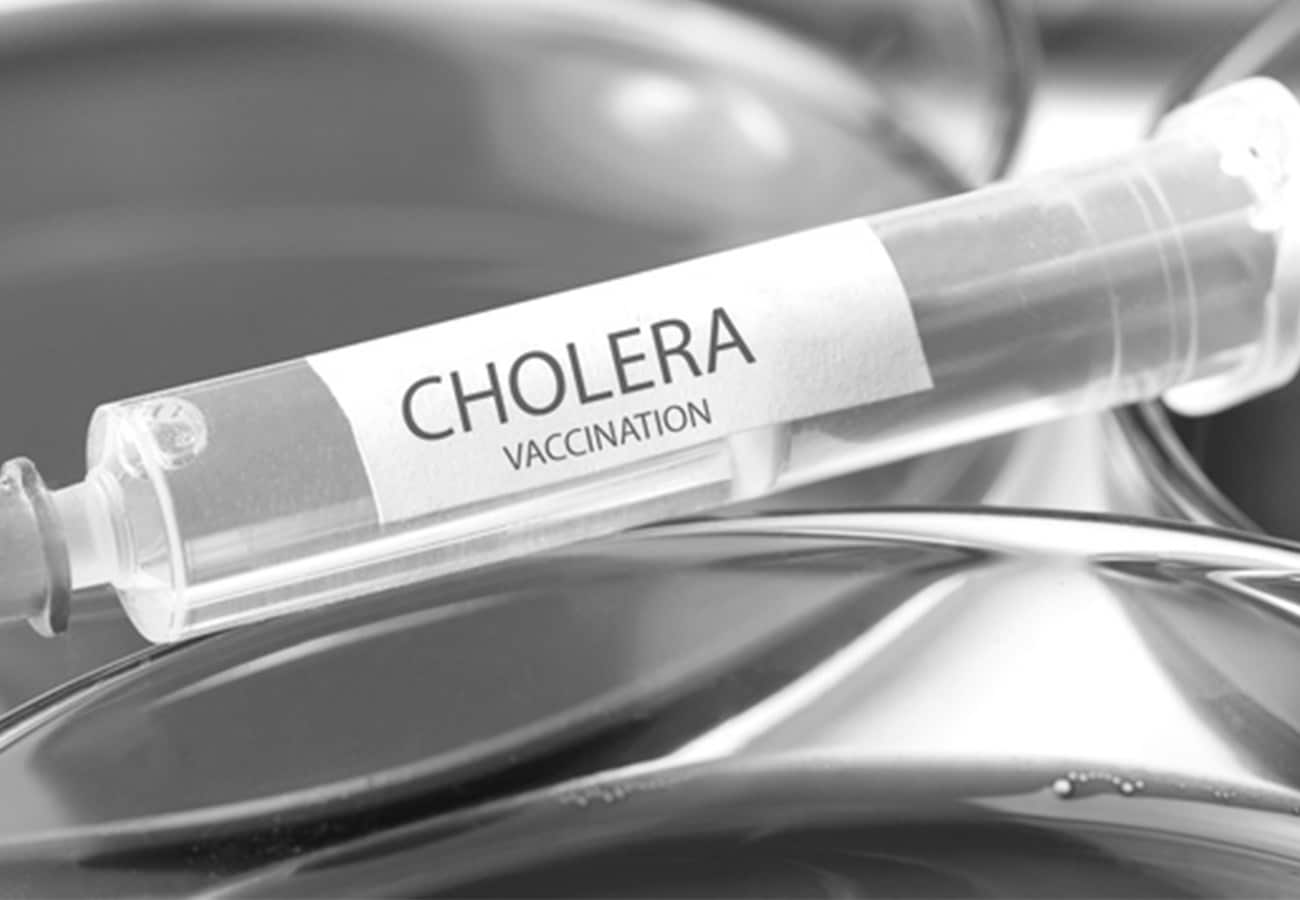 Cholera Vaccine in an Injection Tube
