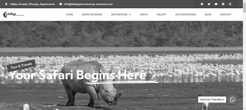 Dallago Tours official website