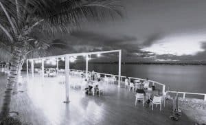 Coral Beach Hotel Outdoor Restautant Dining with a sea view