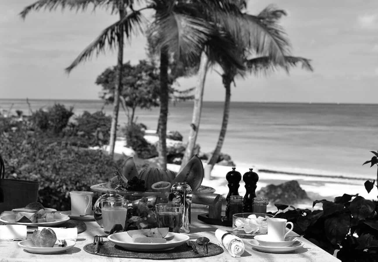 Dining with Beach View at The Residence Zanzibar