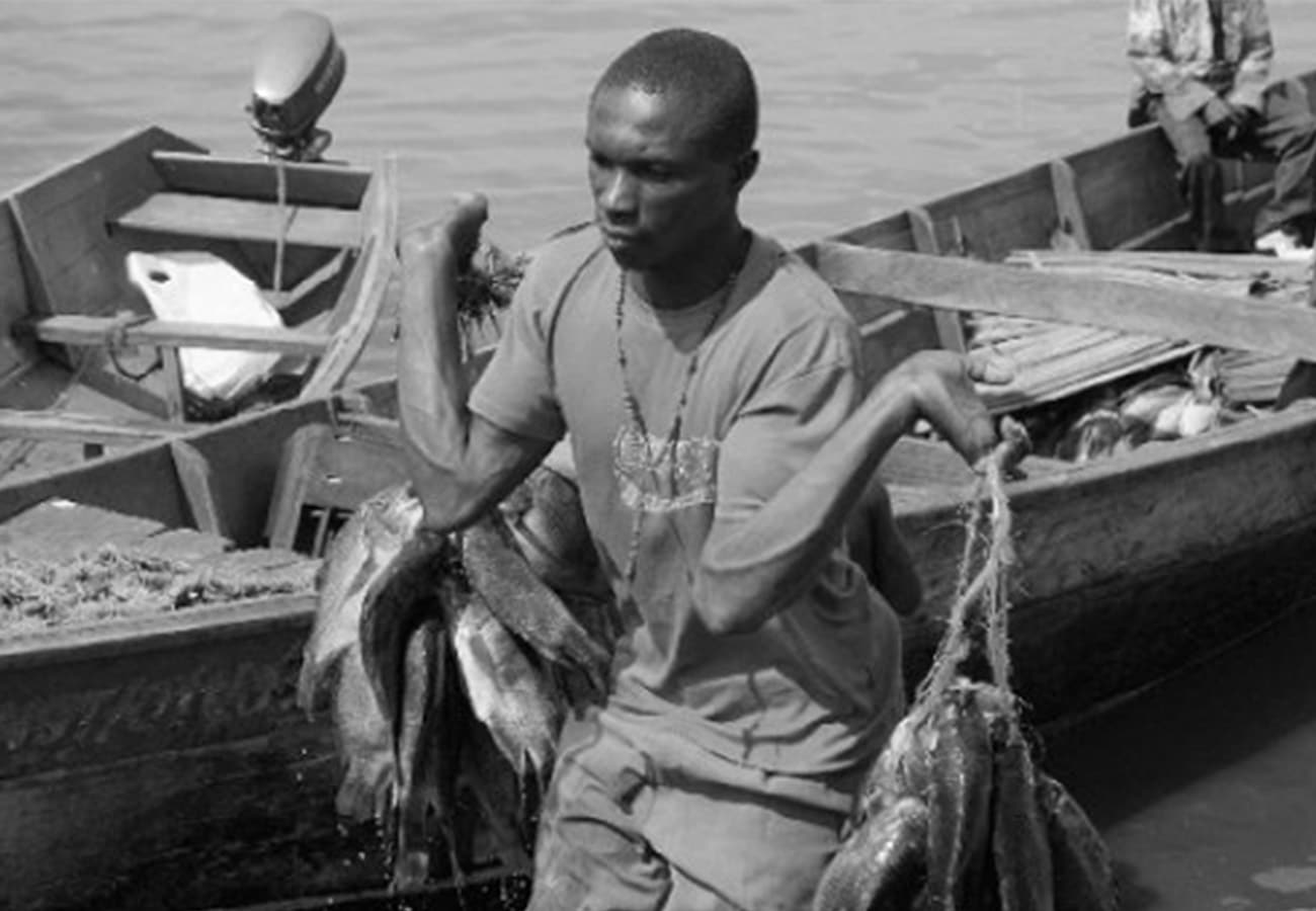 Fishing at Lake Victoria