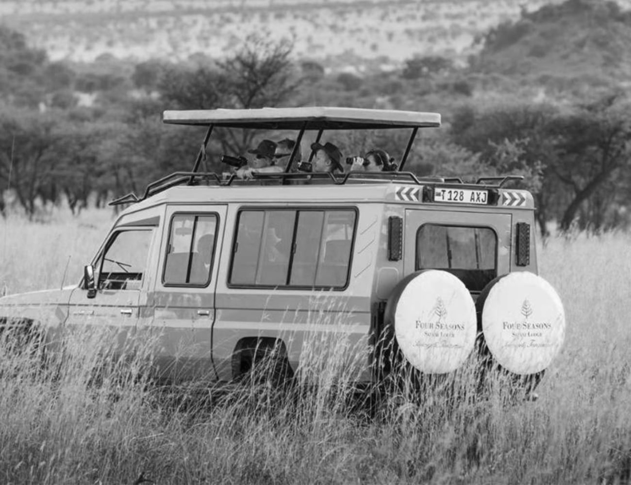 Four Seasons Hotel Tour Jeep in the Serengeti