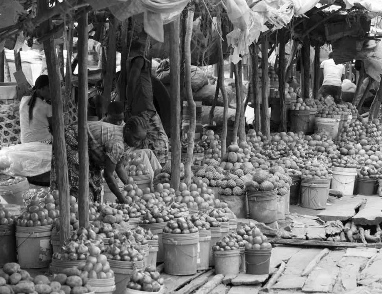 Fruit Sellers at The Kariakoo Market
