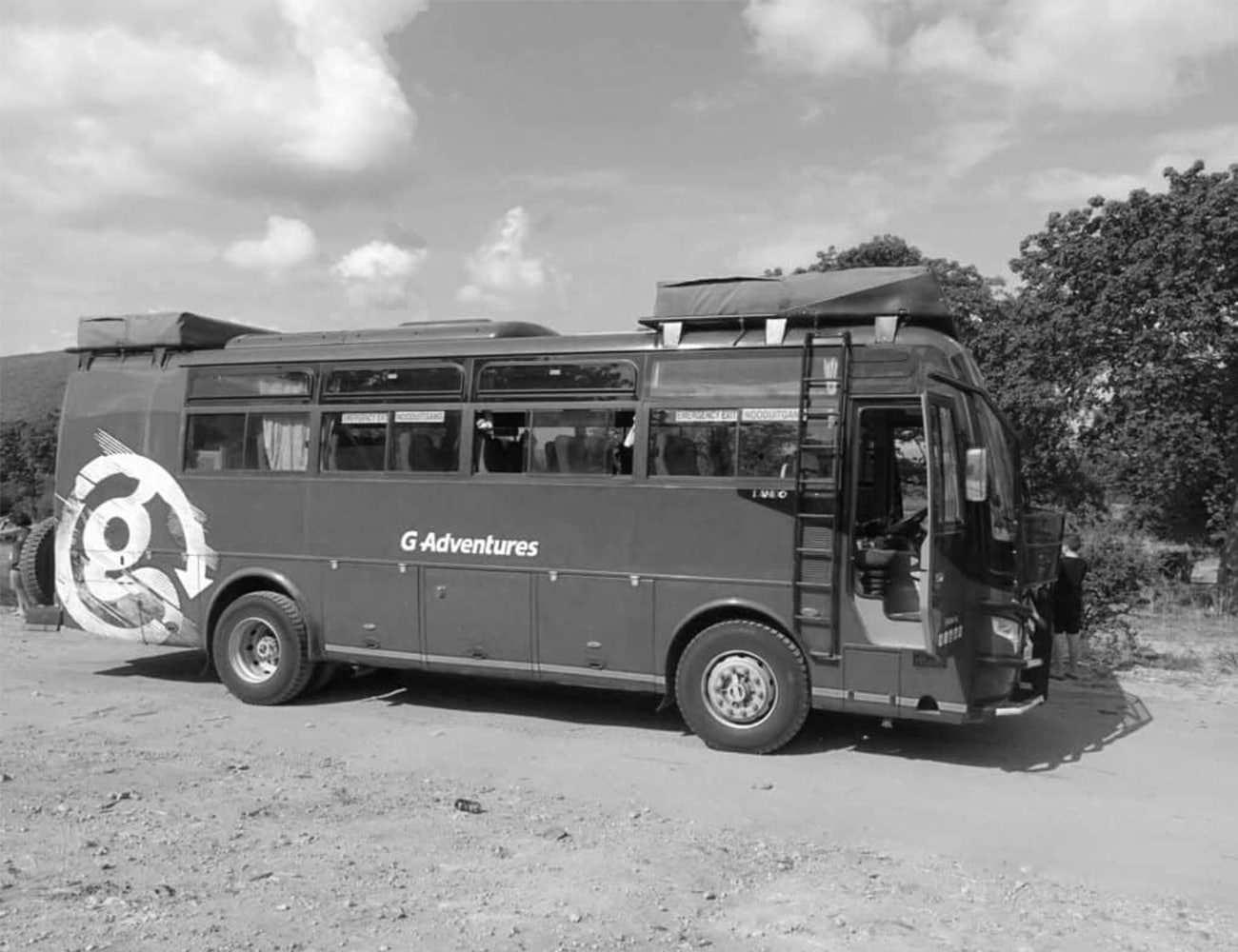 G Adventures Safari Tour Bus