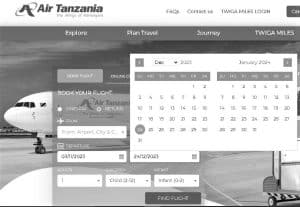 Air Tanzania official website