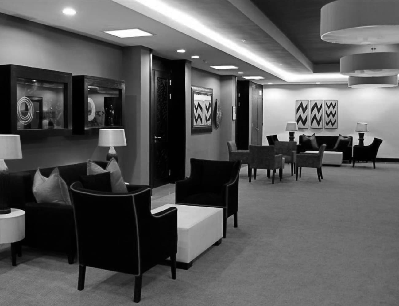 Indoor Lounge at Mount Meru Hotel