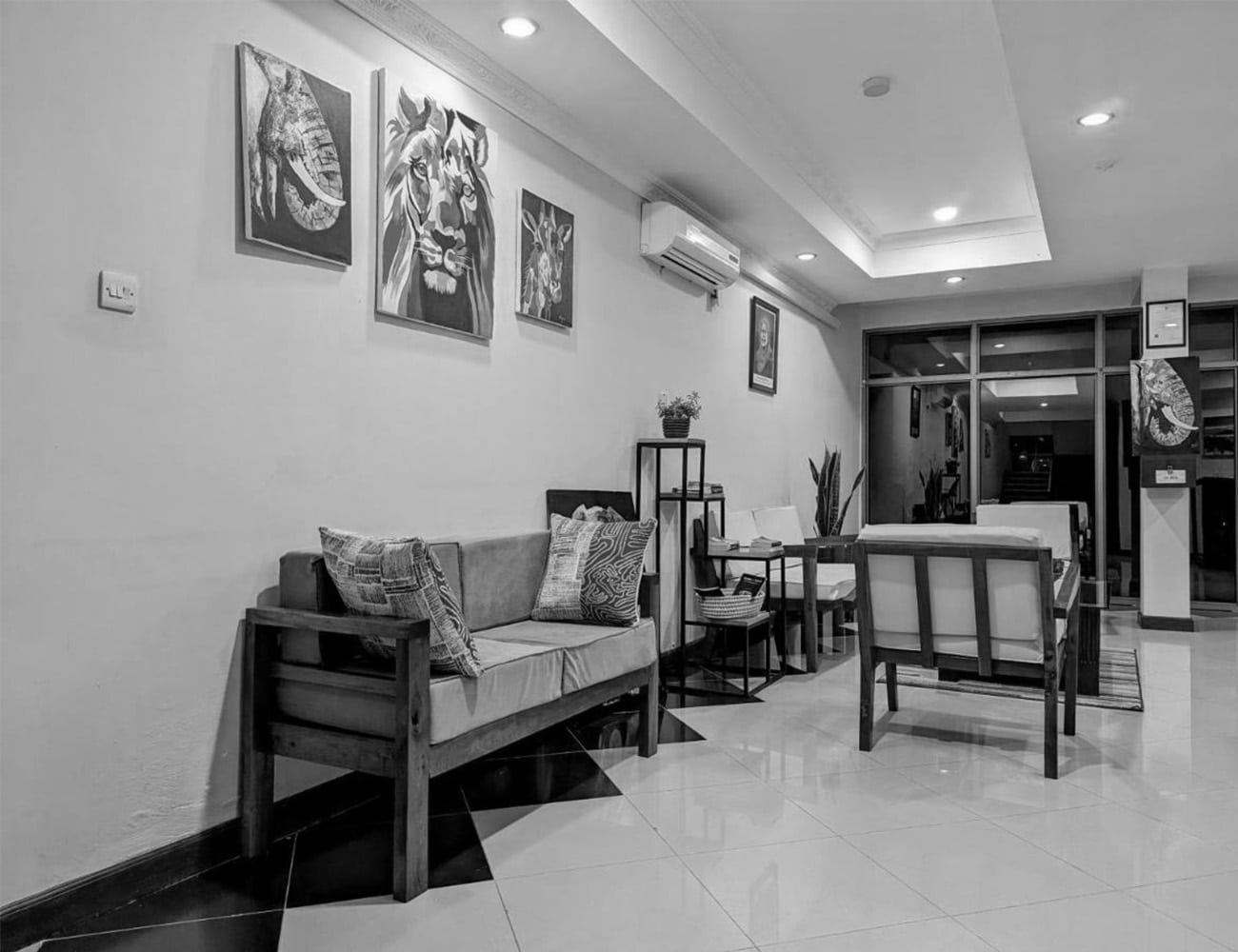 Indoor Lounge at Mvuli Hotels