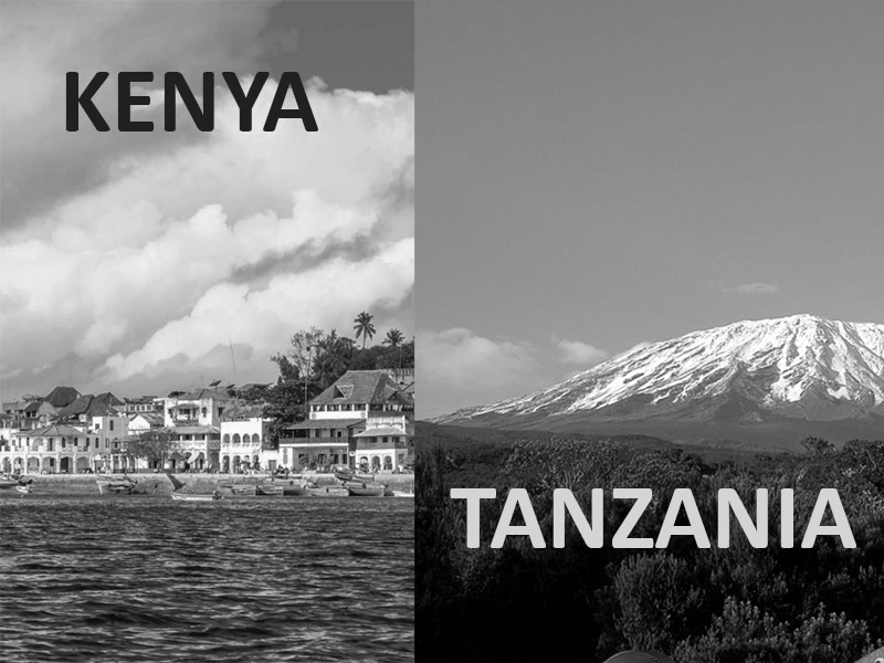 Lamu island vs Kilimanjaro mountain