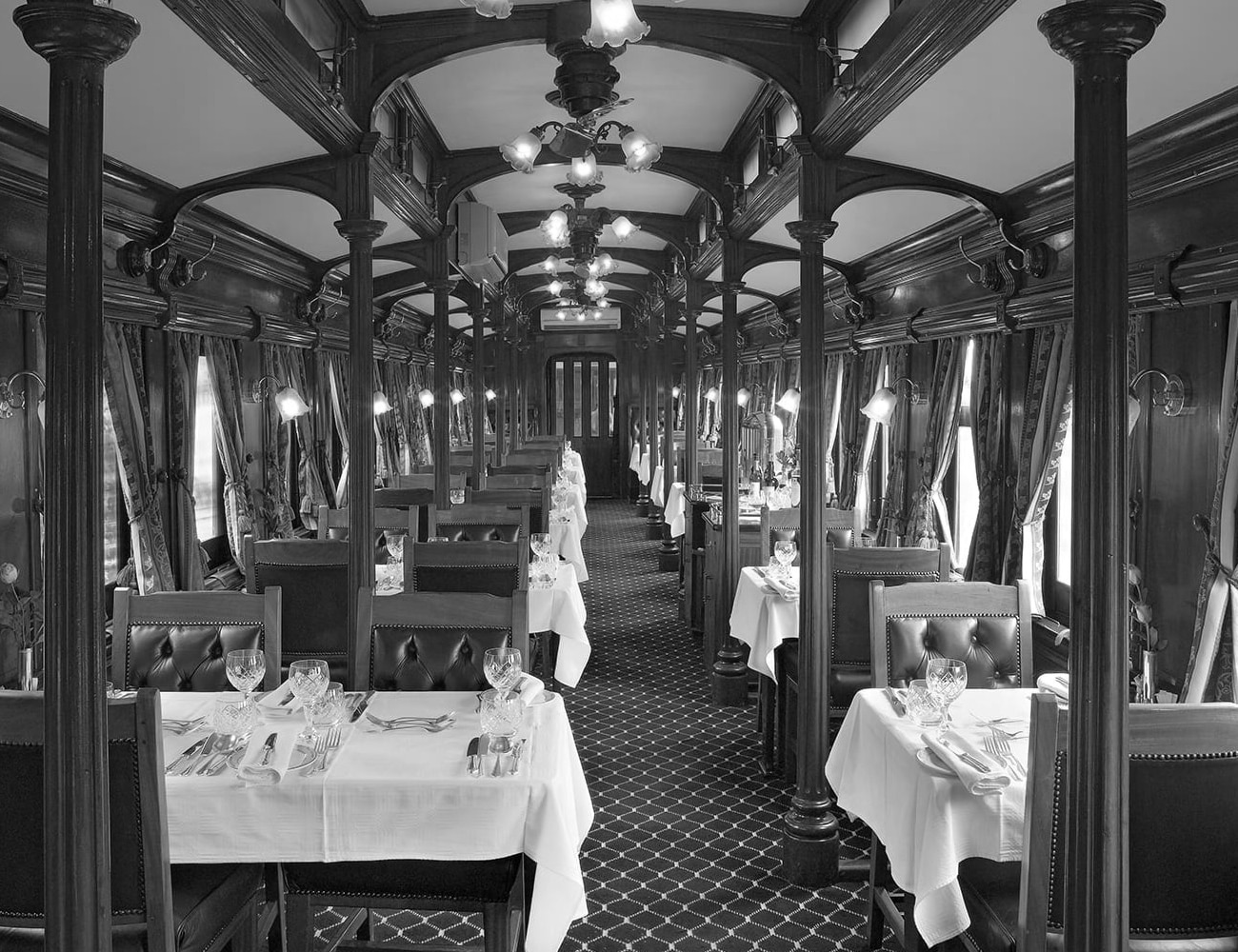 Luxury Dining in Rovos Train, South Africa