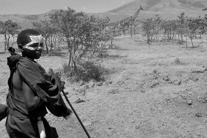 Maasai village boy