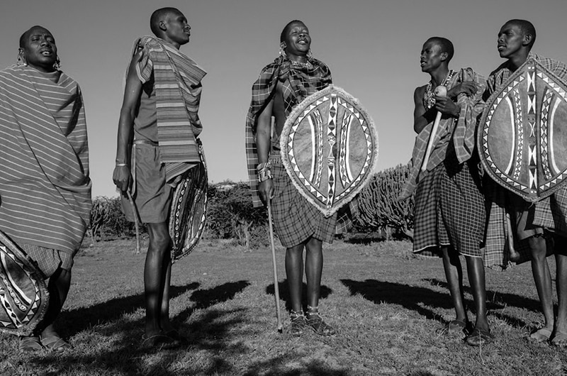 Maasai warriors