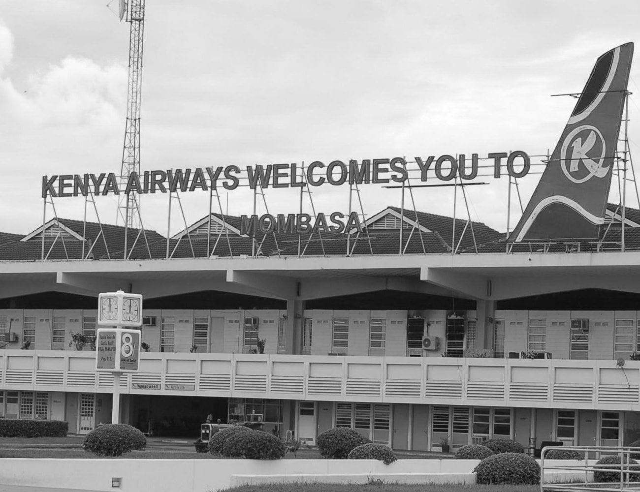 Mombasa Airport in Kenya