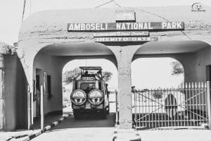 Amboseli National Park Entrance Gate, Kenya