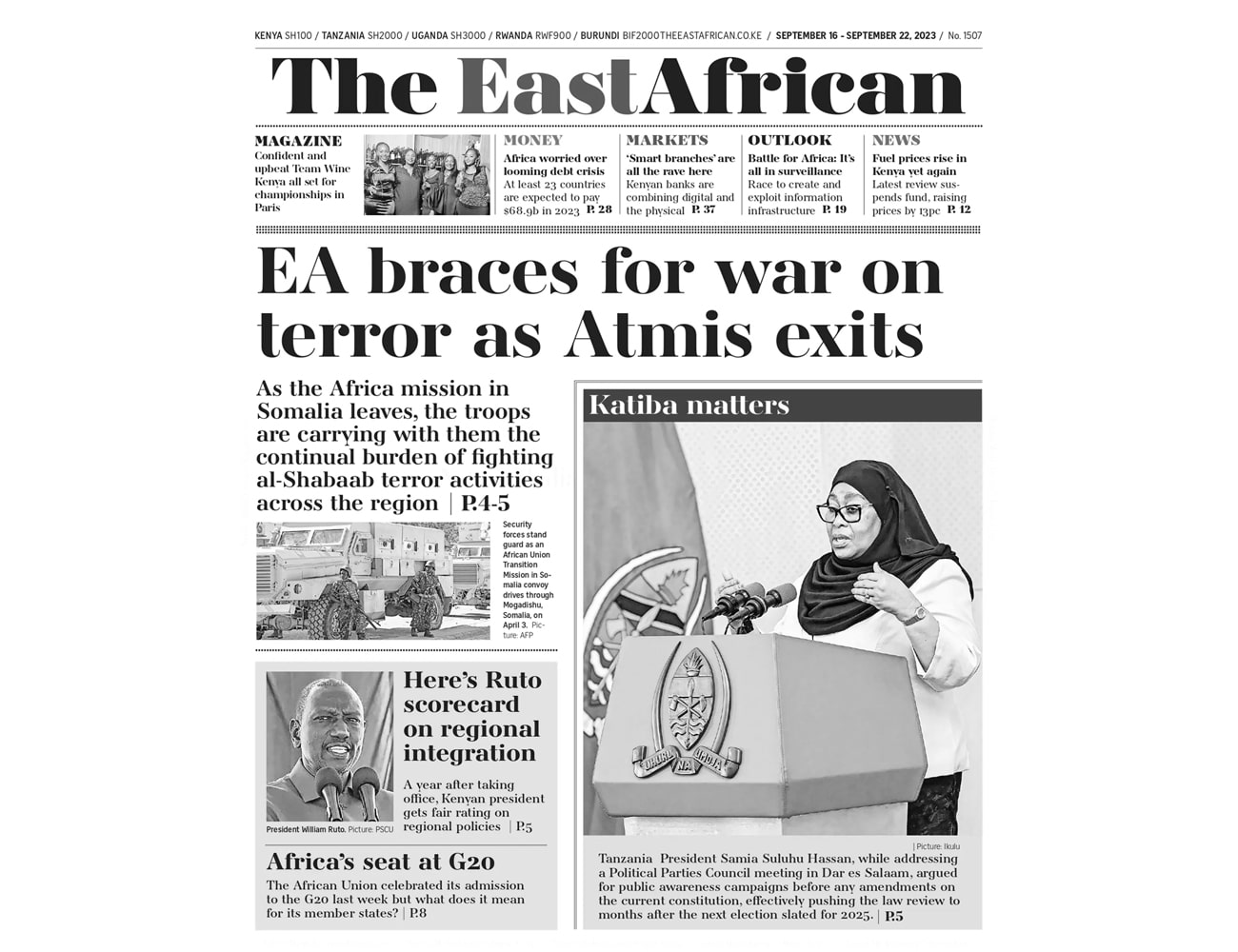 News Reports on The East African News Paper