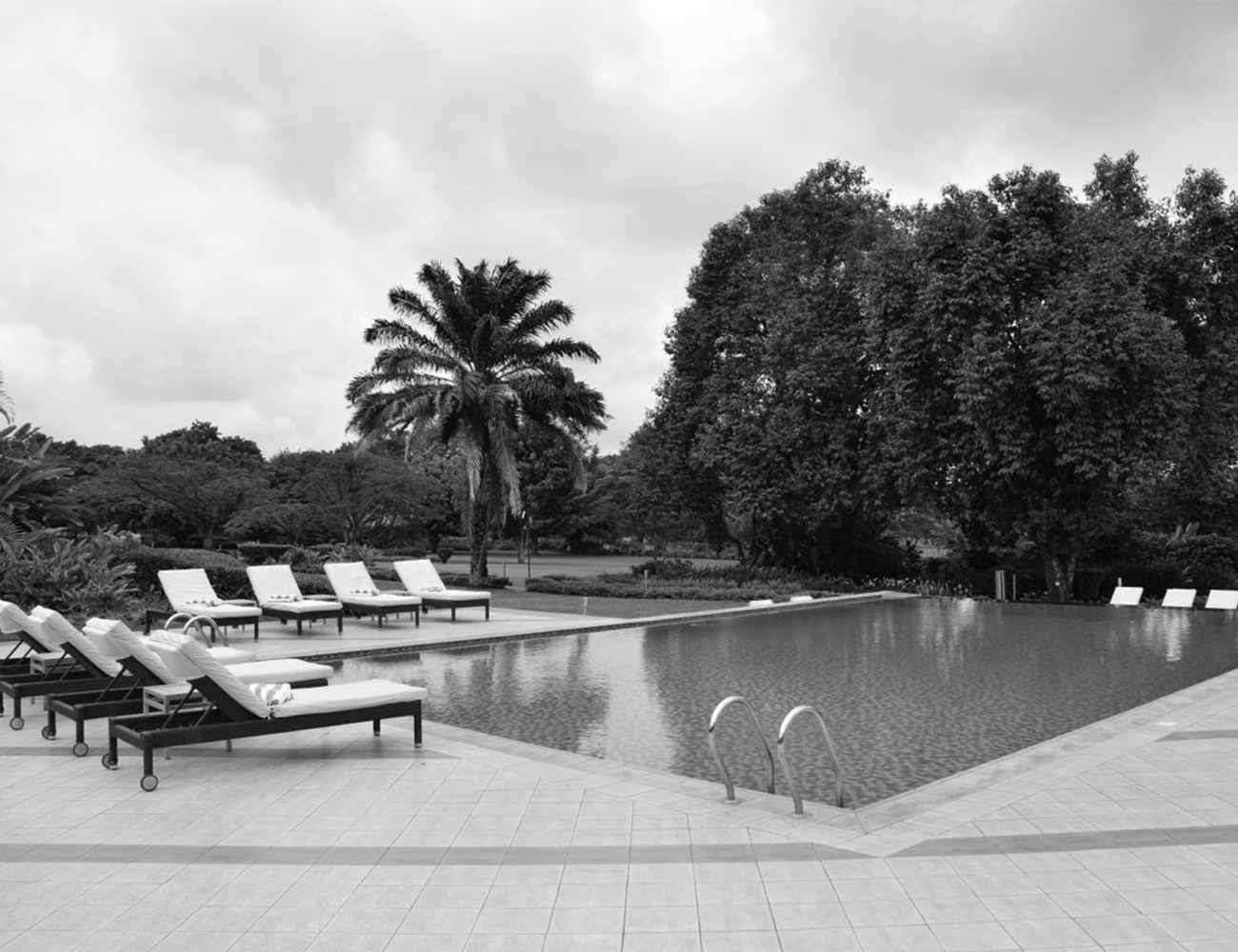Outdoor Swimming Pool at Mount Meru Hotel