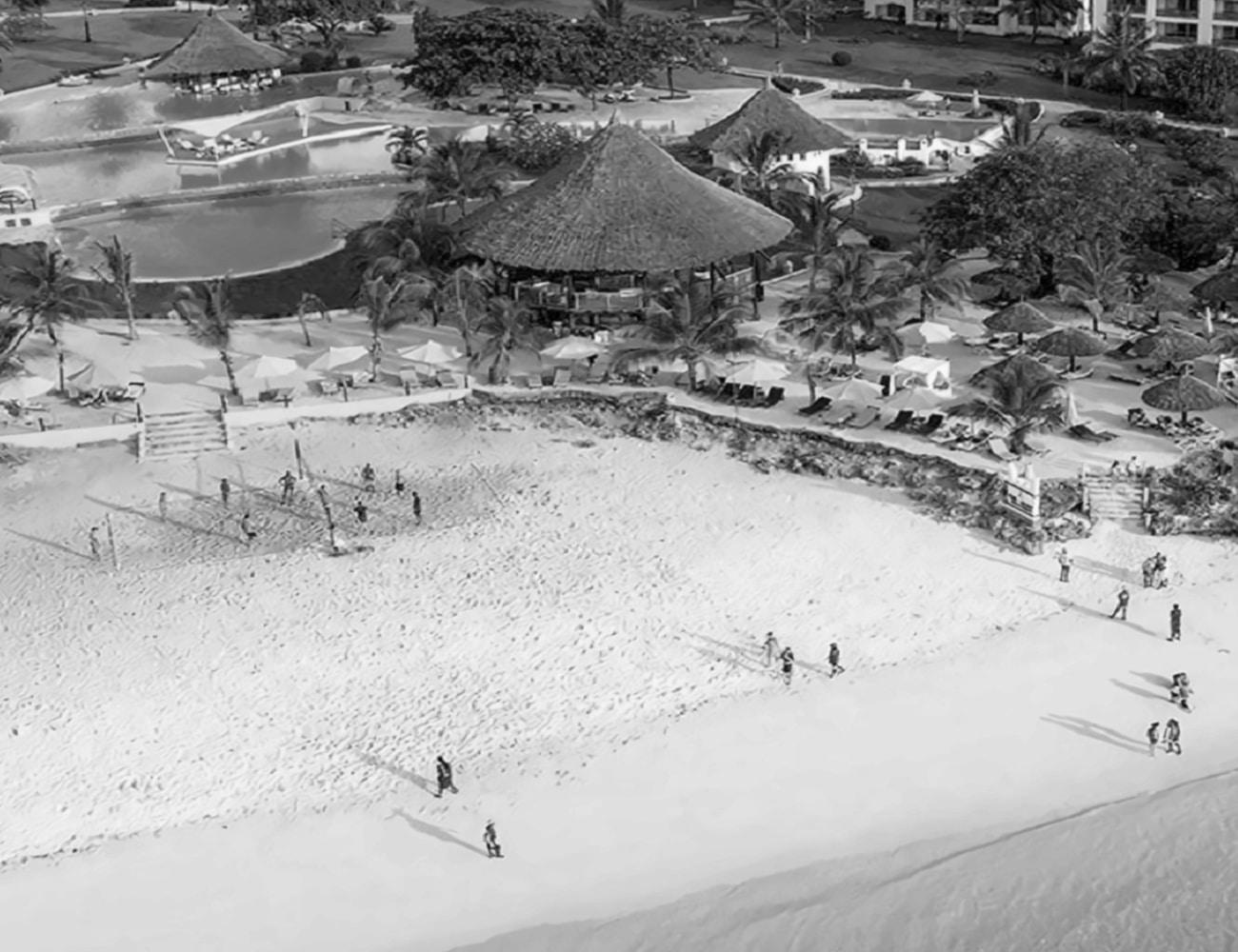People at Nungwi Beach in Zanzibar