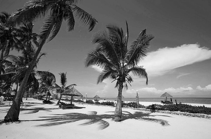 Private beach at Kunduchi Beach Hotel