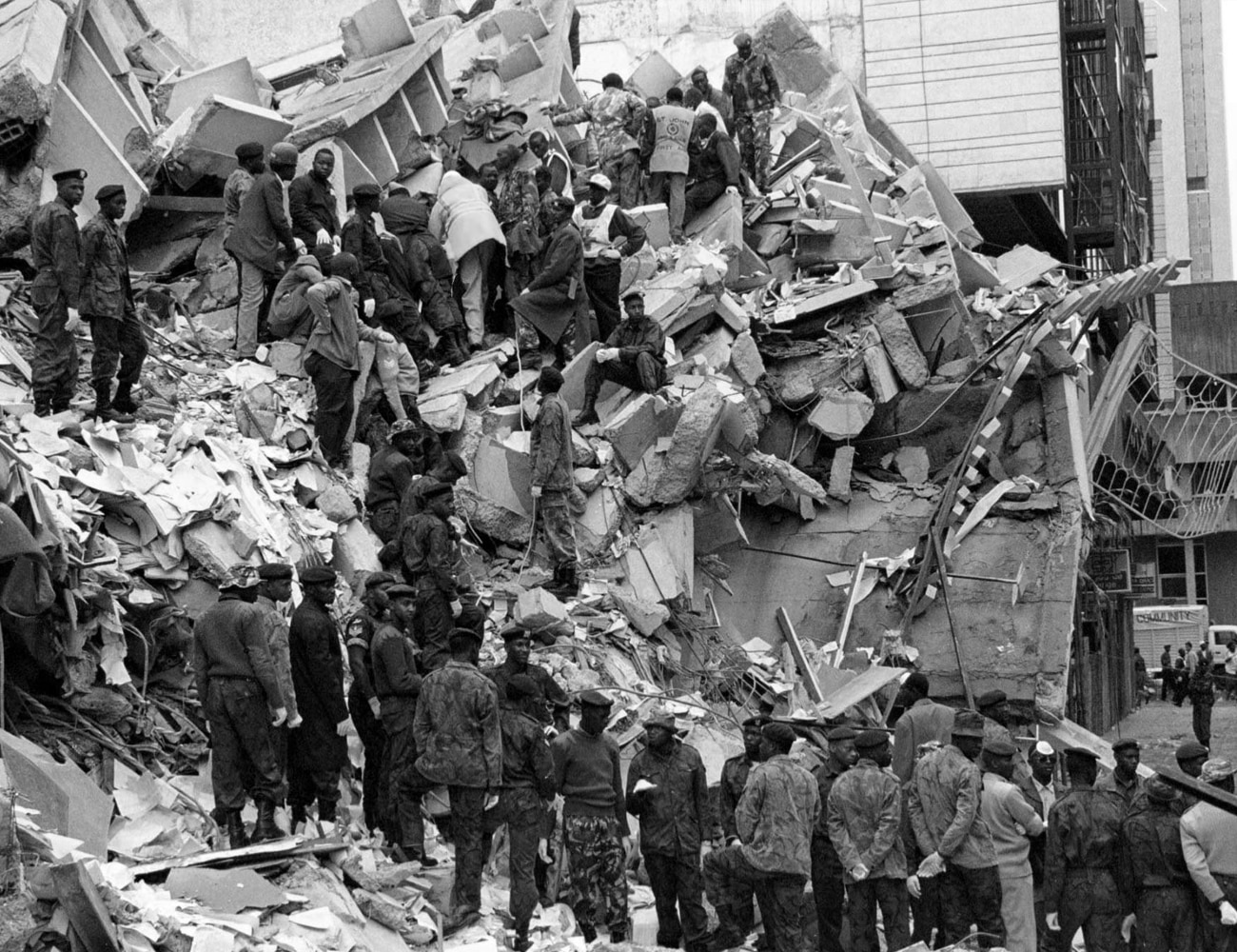 Rescue Teams at the US Embassy Bombing