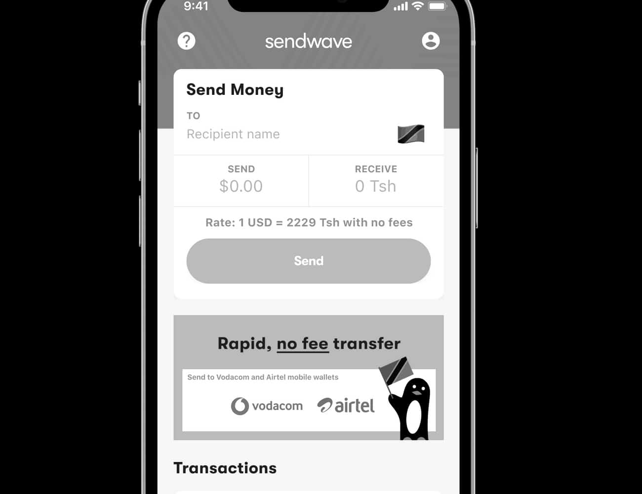 Send Wave Digital Money Transfer App