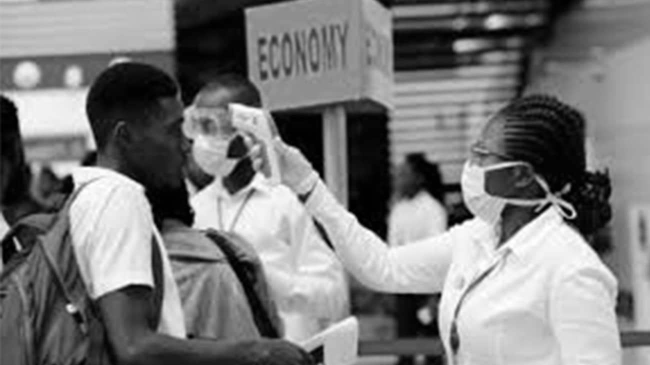 Staff Conducting Screening at an Airport